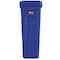 Rubbermaid Commercial Slim Jim Recycling Container w/Venting Channels, Plastic, 23 gal, Blue FG354007BLUE - alternate 5
